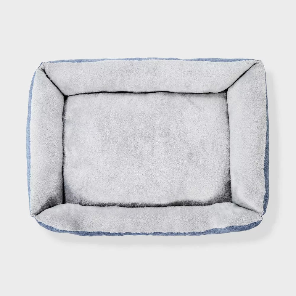 Large Basic Cuddler Bolster Pet Bed For Dogs & Cats