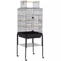 Rolling Tall Open-Top Activity Birdcage