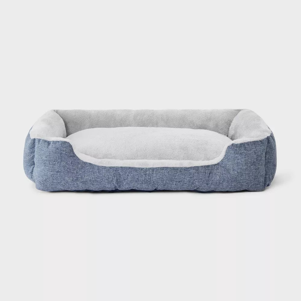Large Basic Cuddler Bolster Pet Bed For Dogs & Cats