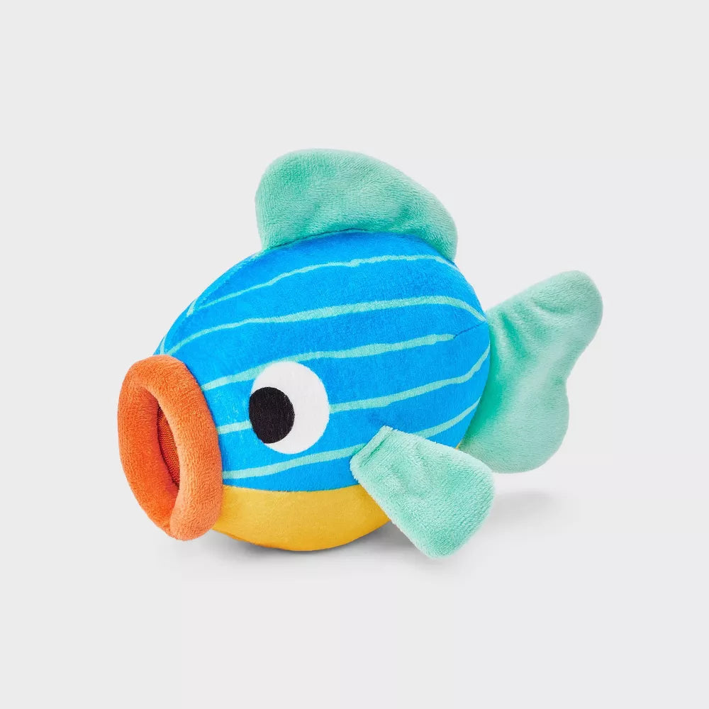 Chonky Fish Shaped Plush Dog Cuddle Toy