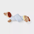 Dachshund Knotted Squeaky Plush Dog Tug & Cuddle Toy
