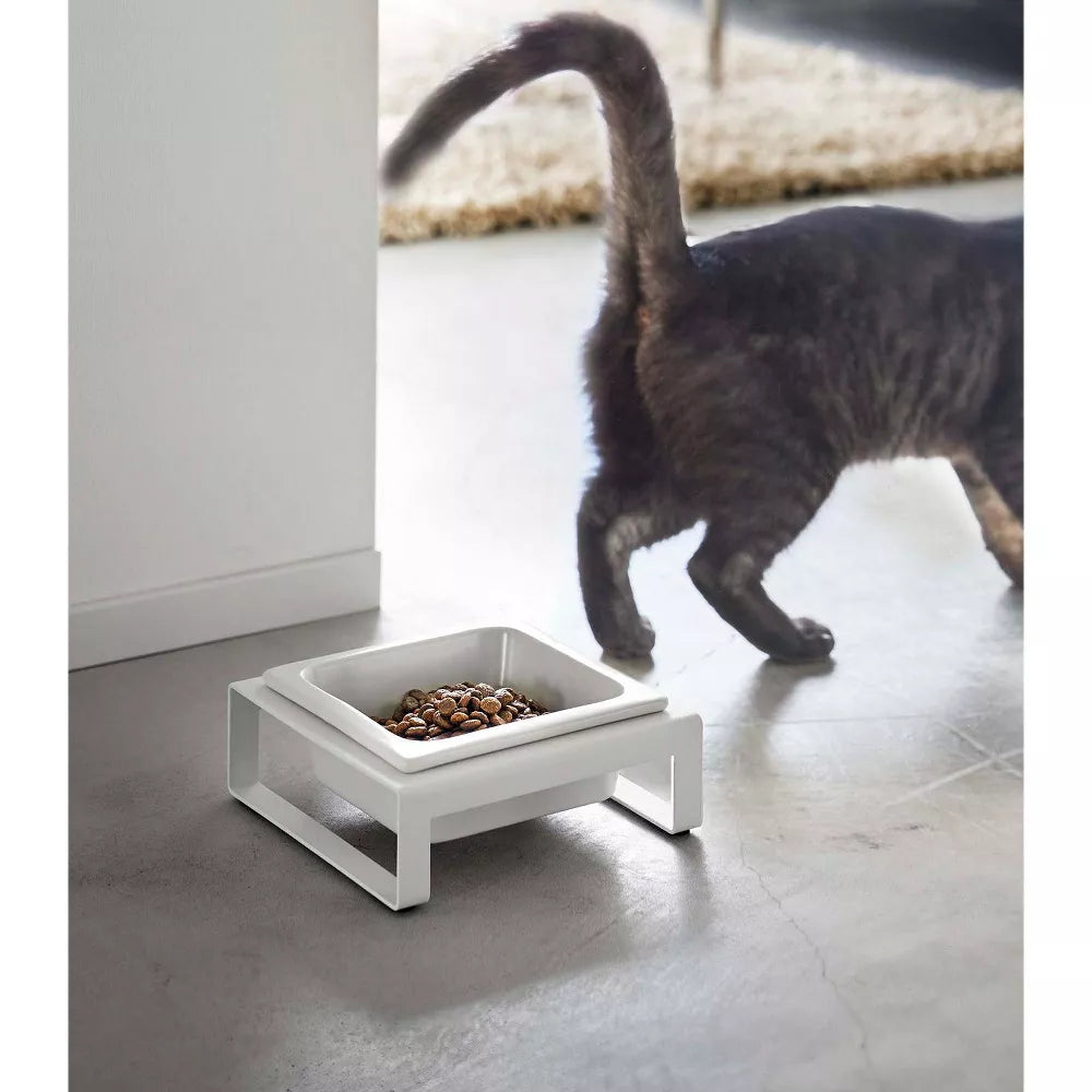 Elevated Square Pet Feeding Bowl