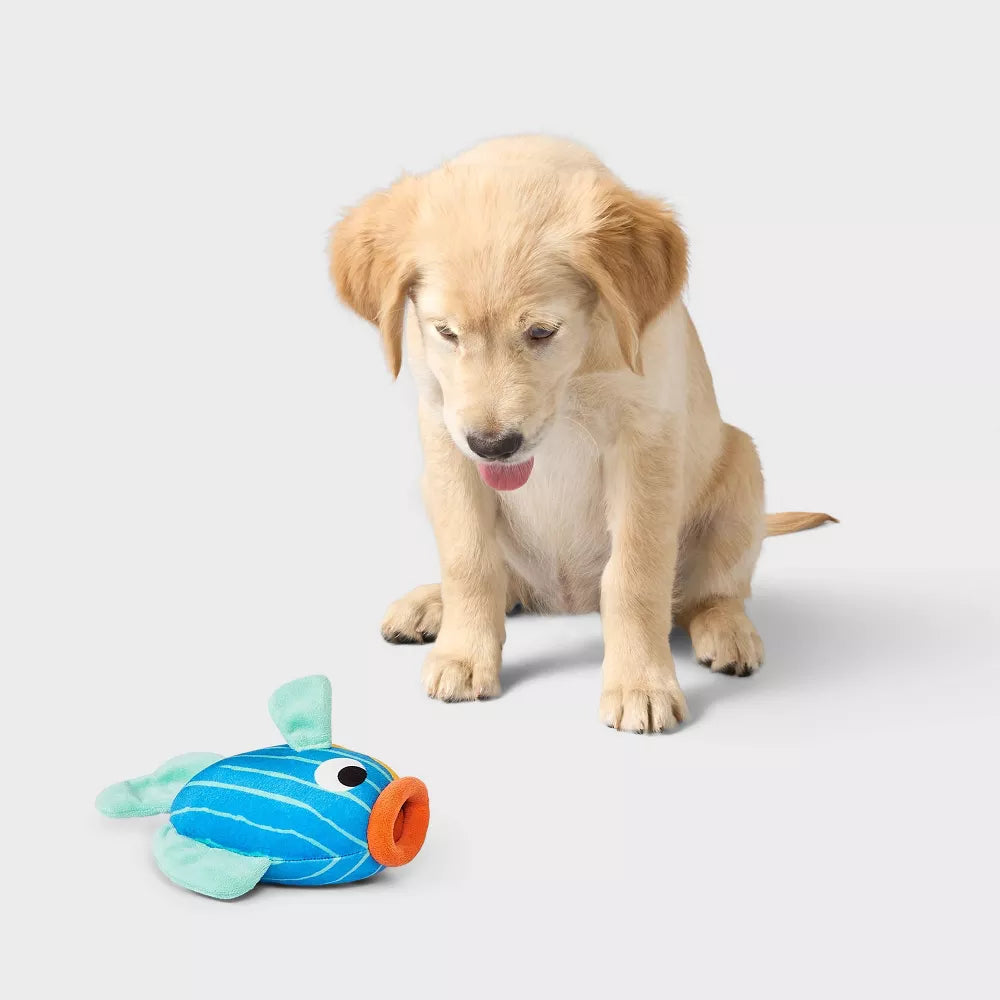 Chonky Fish Shaped Plush Dog Cuddle Toy