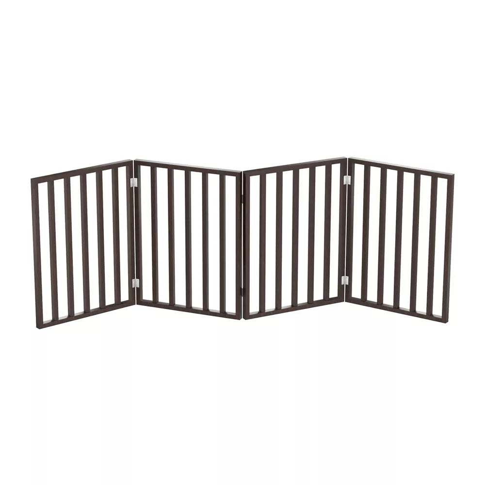 4-Panel Freestanding Foldable Indoor Pet Fence