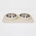 Non-Slip Dual-Bowl Pet Feeding Station